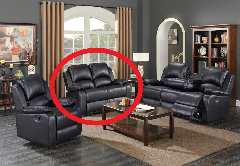 8049 Brown Air Leather - Love Seat / 2 Seater Recliners