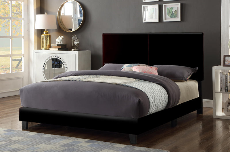 T2110 - Platform bed with Adjustable Headboard