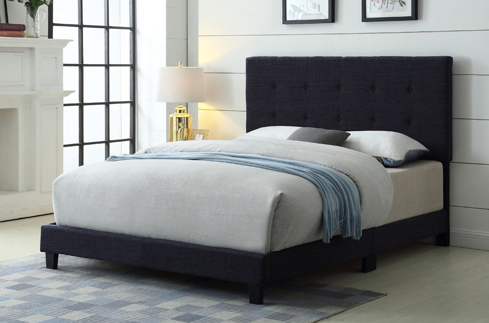 T2113 - Platform bed with Adjustable Headboard