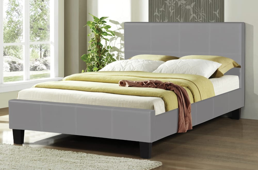 T2361 - Platform Bed with Headboard