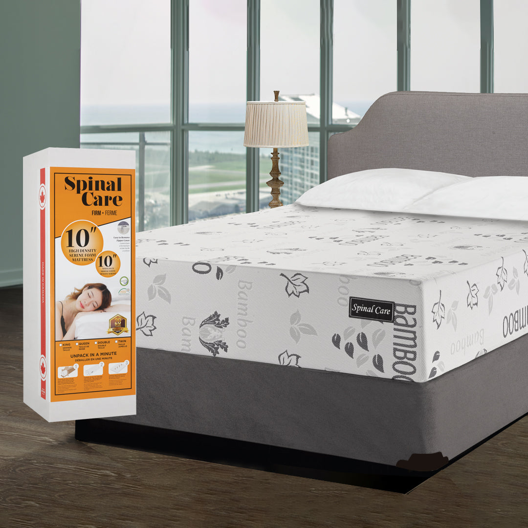 Spinal Care 10" Luxury Serene™ Foam Mattress in a Box